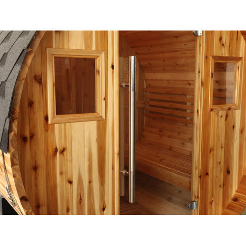 Traditional Barrel Sauna for 2-4 People with 6kW Heater