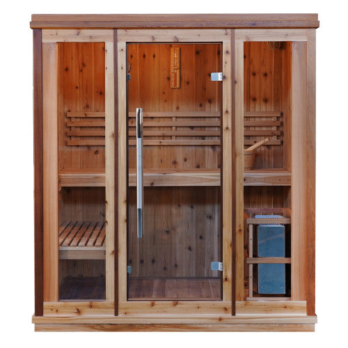 3-Person Indoor Traditional Sauna with 4.5kW Heater