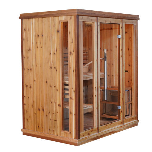 3-Person Indoor Traditional Sauna with 4.5kW Heater