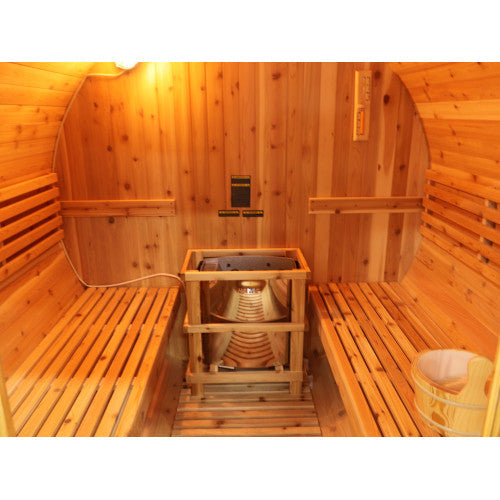 Traditional 4-Person Sauna with 6kW Heater