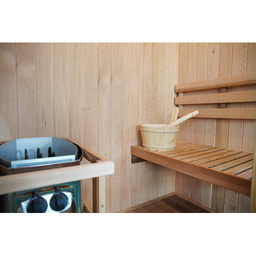 Traditional 1-2 Person Sauna with 4.5kW Heater